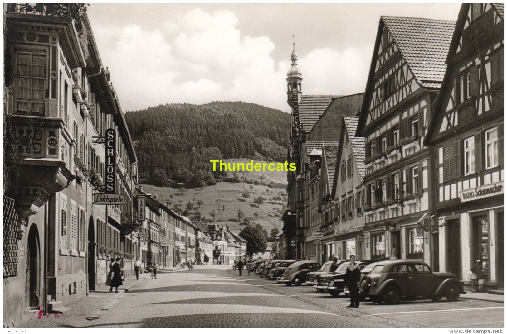 CPSM PHOTO FOTO LUFTKURORT WOLFACH IM HERZEN DES SCHWARZWALDES HAUPTSTRASSE - Wolfach