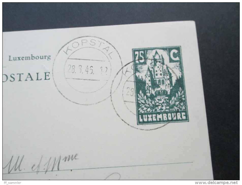 Luxemburg Belege / Ganzsachenposten ab 1883 Aufbrauchsausgaben usw. Interessanter Posten! 21 Stück!