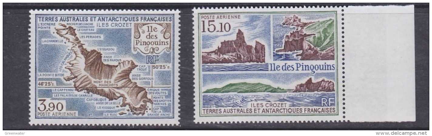 TAAF 1988 Ile Des Pingouins  2v ** Mnh (TA112) - Blocks & Sheetlets