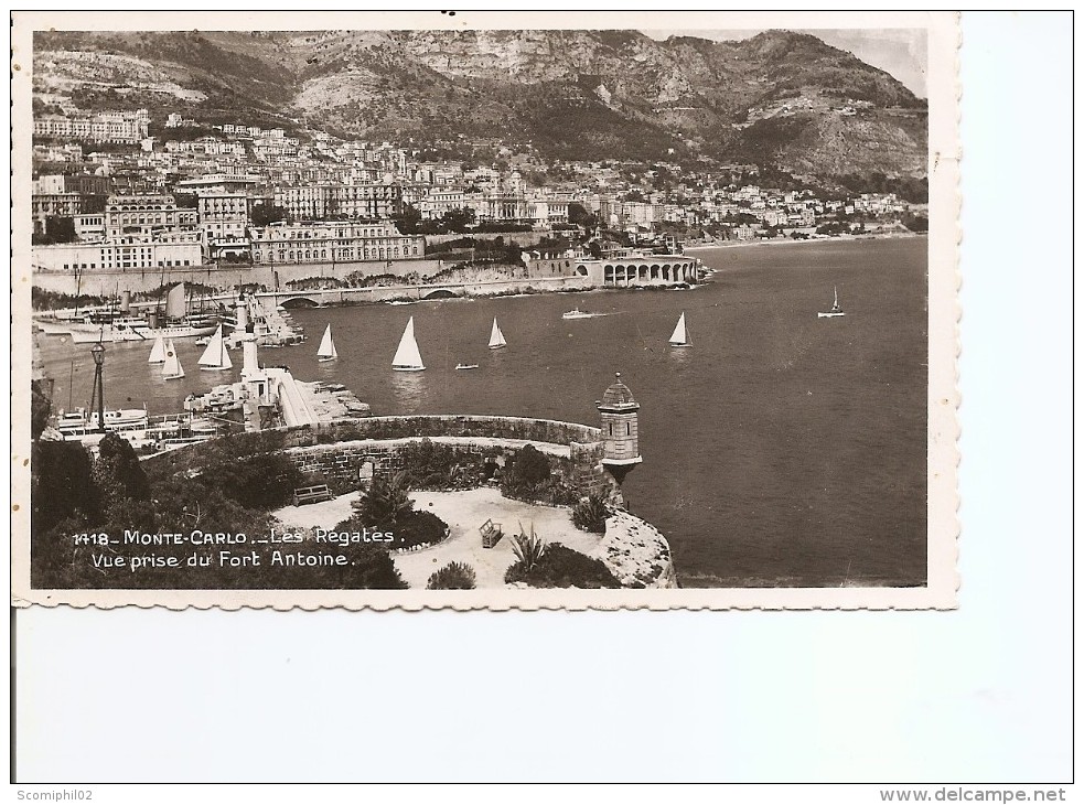 Monaco ( Carte Postale De 1949 De Monaco Vers La France à Voir) - Brieven En Documenten