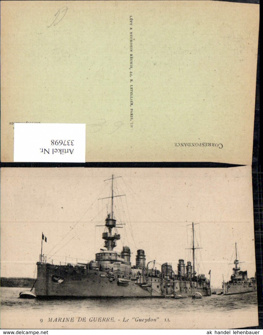 337698,Schiff Kriegsschiff Marine Marine De Guerre Le Gueydon - Krieg