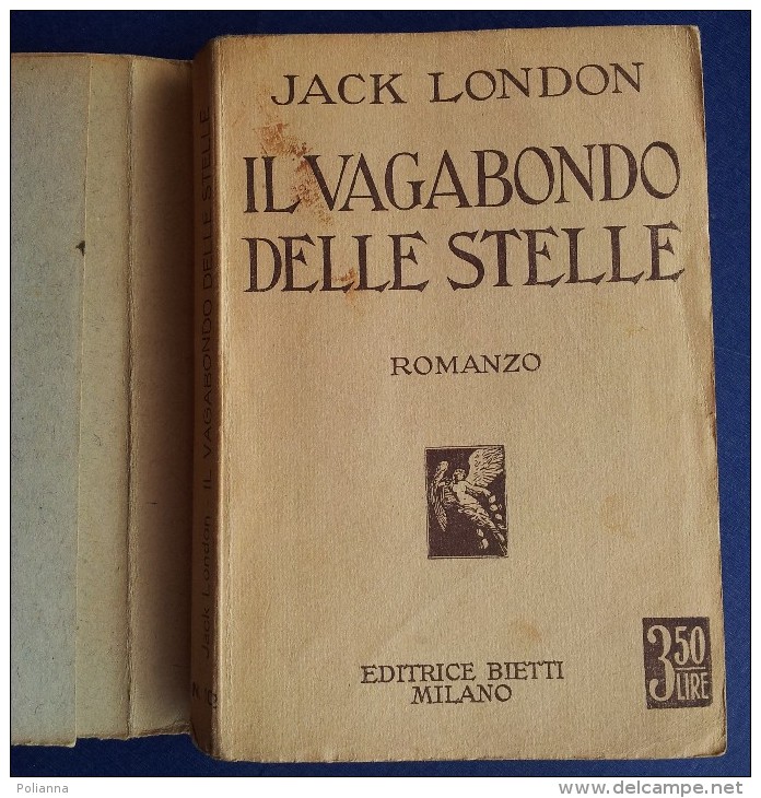 M#0R18 Jack London IL VAGABONDO DELLE STELLE Bietti Ed.1932 - Grote Schrijvers