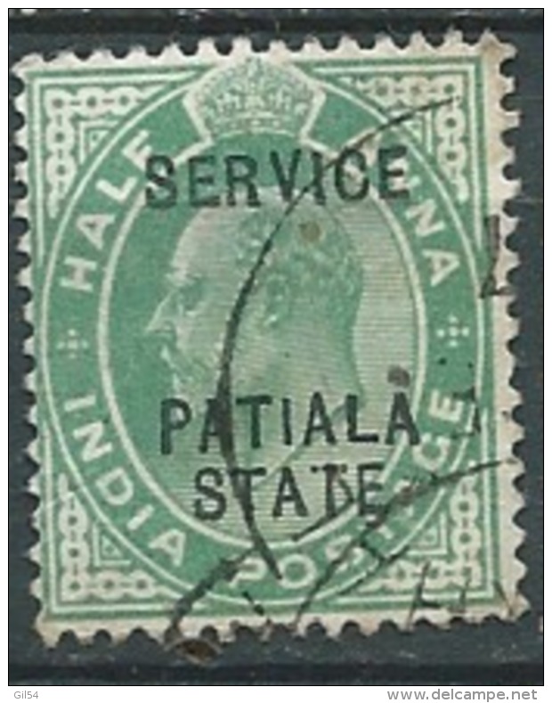 Indian States Patiala  - Service -  Yvert N°19 Oblitéré   -  Abc3921 - Other & Unclassified