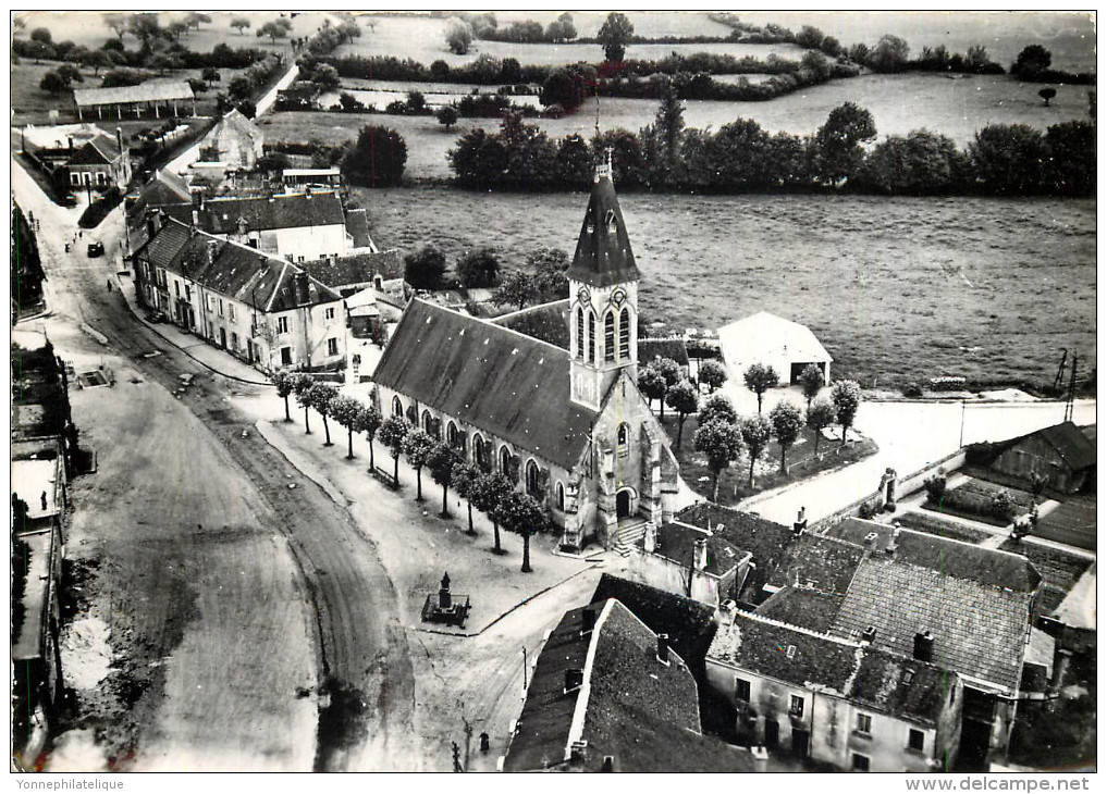 61 - ORNE - Pervenchères - Vue Aérienne - Eglise - CPSM - Pervencheres