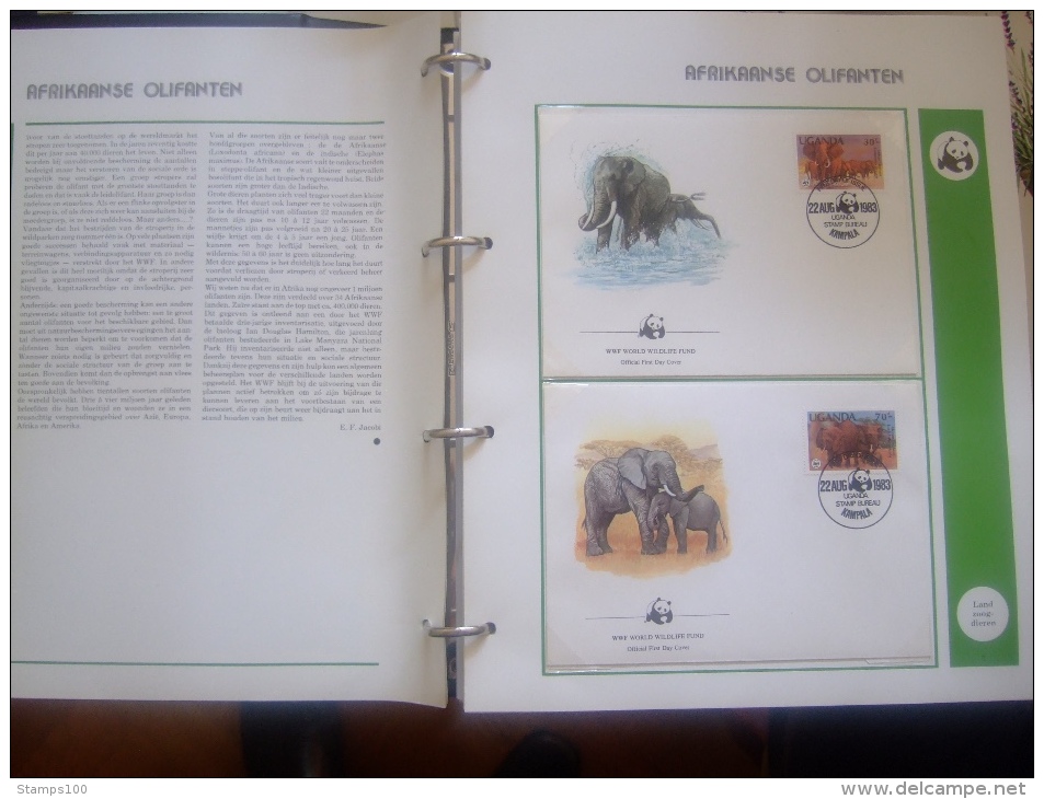 WWF. 1986 - 1988   OMNIBUS IN ALBUM +CASETTE  STAMPS  MNH**  +  FDC   See Photo´s  (dutch Language) - Collections, Lots & Series