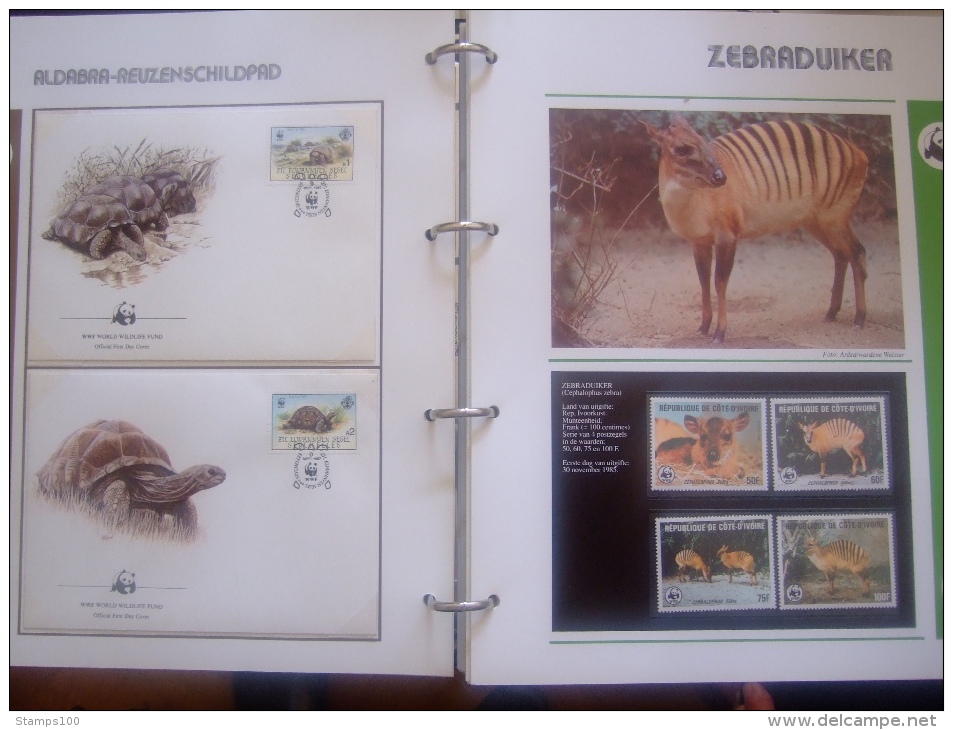 WWF. 1986 - 1988   OMNIBUS IN ALBUM +CASETTE  STAMPS  MNH**  +  FDC   see photo´s  (dutch language)