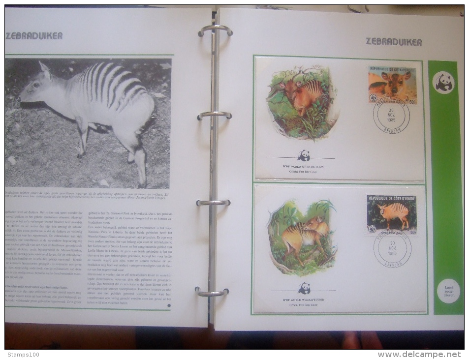 WWF. 1986 - 1988   OMNIBUS IN ALBUM +CASETTE  STAMPS  MNH**  +  FDC   see photo´s  (dutch language)