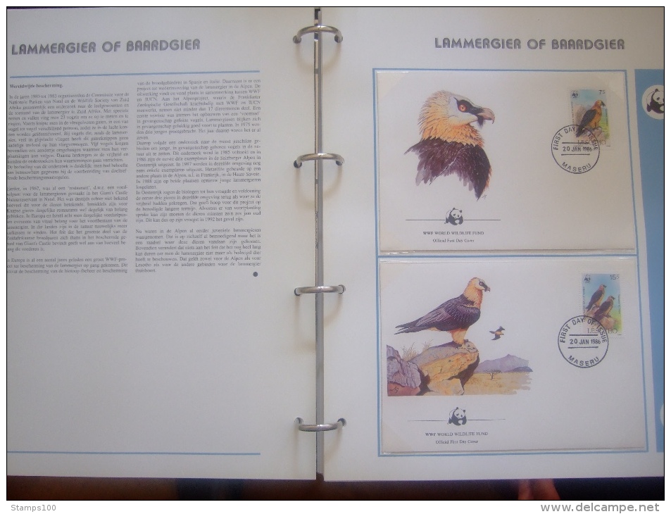 WWF. 1986 - 1988   OMNIBUS IN ALBUM +CASETTE  STAMPS  MNH**  +  FDC   see photo´s  (dutch language)