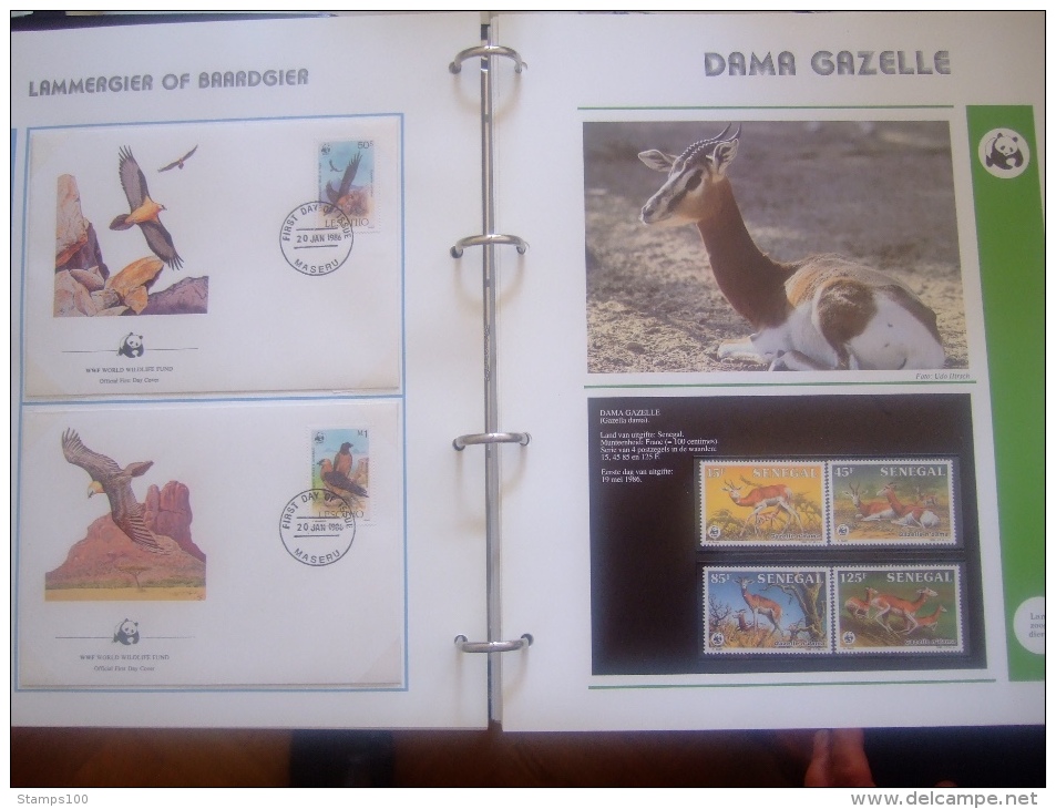 WWF. 1986 - 1988   OMNIBUS IN ALBUM +CASETTE  STAMPS  MNH**  +  FDC   see photo´s  (dutch language)