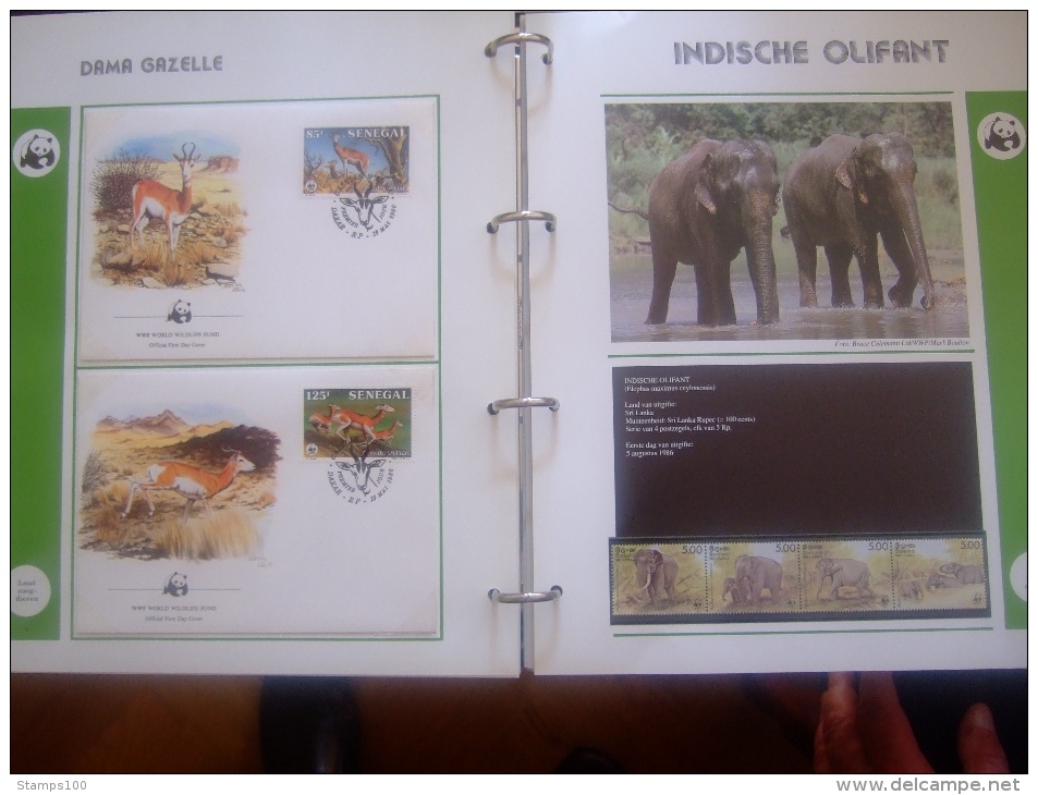 WWF. 1986 - 1988   OMNIBUS IN ALBUM +CASETTE  STAMPS  MNH**  +  FDC   see photo´s  (dutch language)