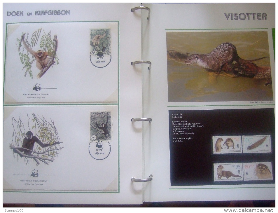 WWF. 1986 - 1988   OMNIBUS IN ALBUM +CASETTE  STAMPS  MNH**  +  FDC   see photo´s  (dutch language)