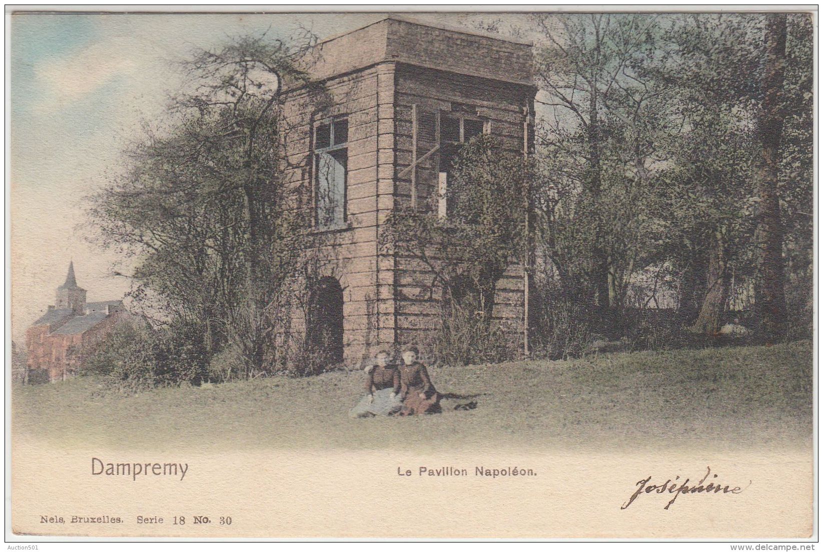 27311g   PAVILLON NAPOLEON - Dampremy - 1903 - Colorisé - Charleroi