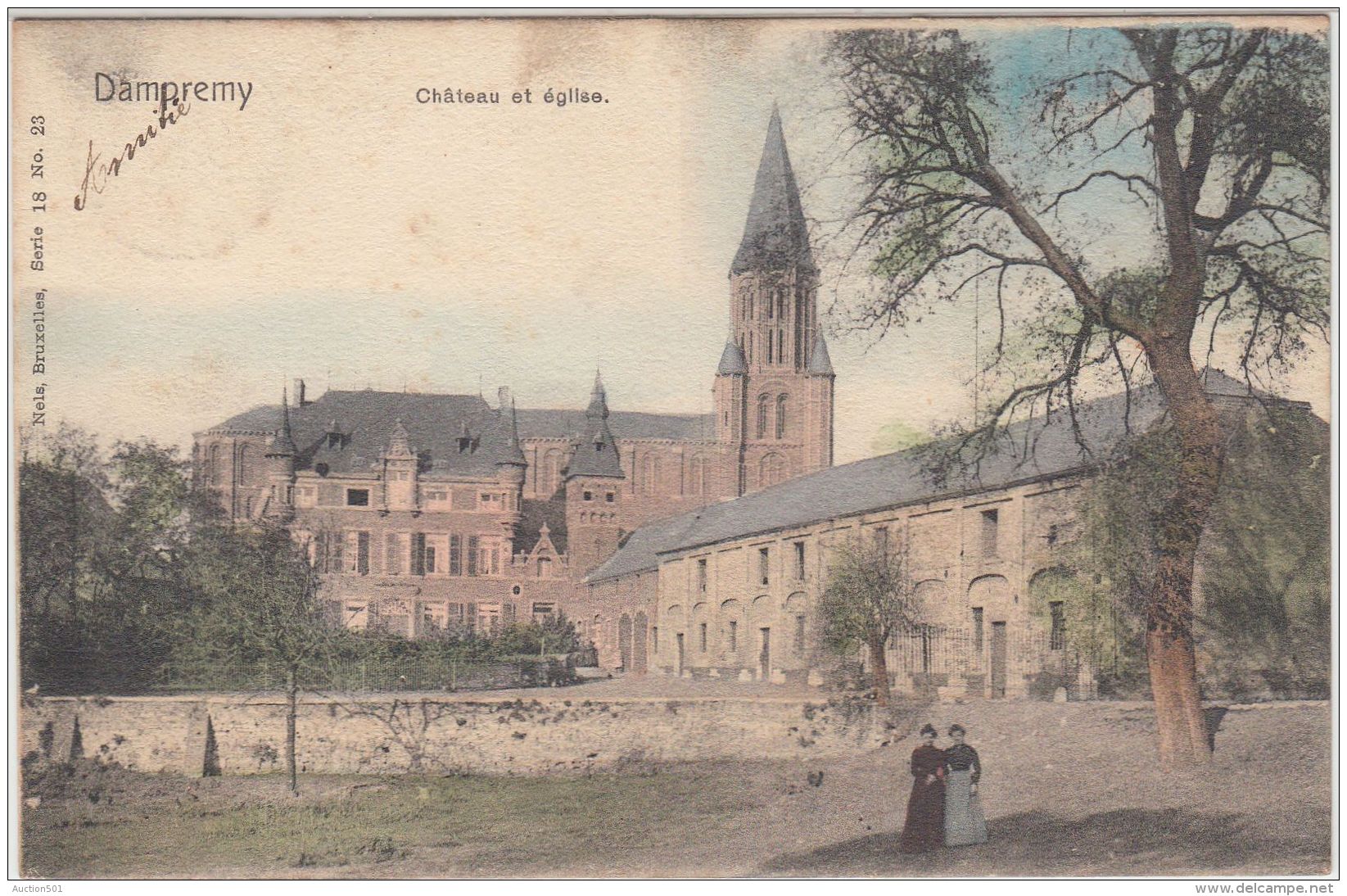 27314g  CHATEAU -EGLISE  - Dampremy - 1903 - Colorisé - Charleroi