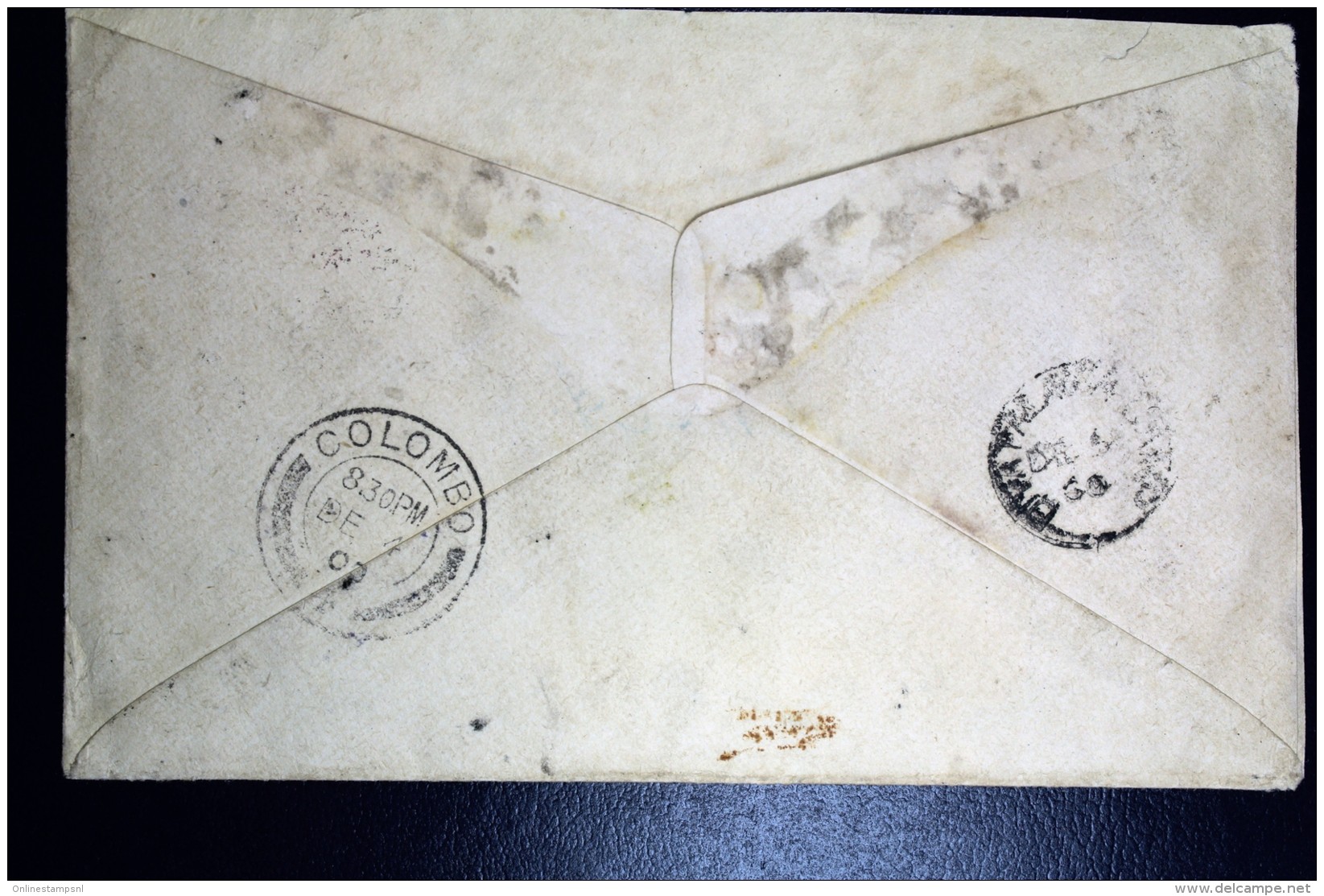 Cape Of Good Hope Boer War Preenpoint To POW  Diyatalwacamp Ceylon Cover  Censor + Colombo + Camp Postmarks On Back - Kaap De Goede Hoop (1853-1904)