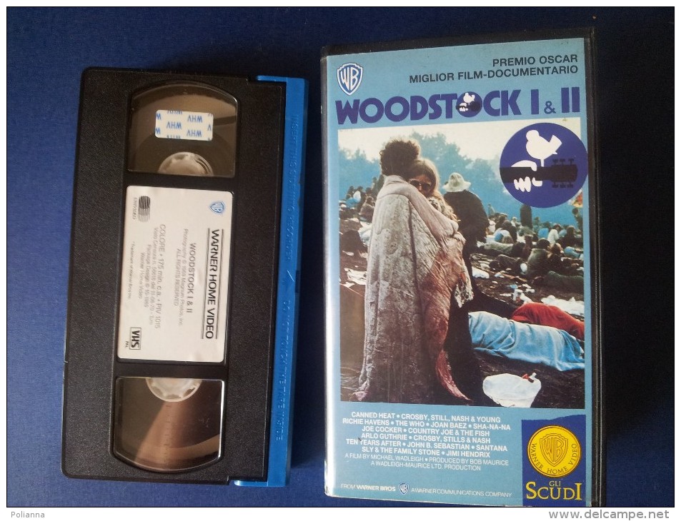 M#0R46 MUSICA CONCERTI - WOODSTOCK I & II VHS - Concert En Muziek