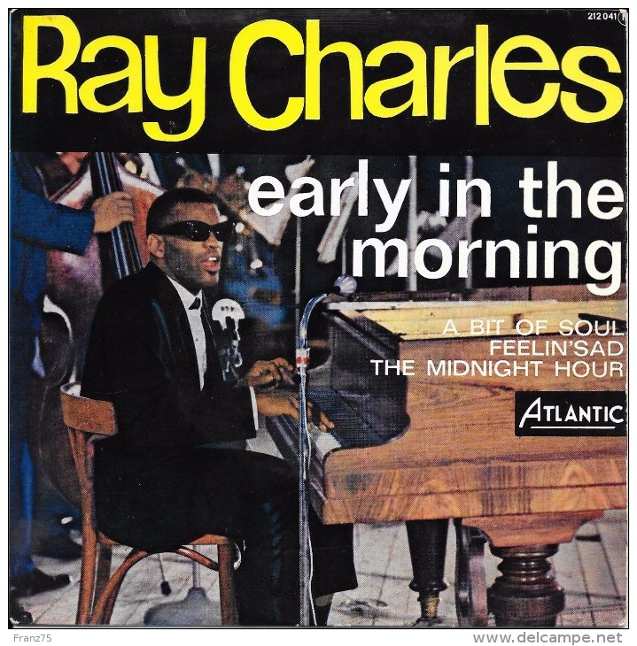 Ray CHARLES-"Early In The Morning"-super 45 T.(4 Titres) -Atlantic-BE - Blues