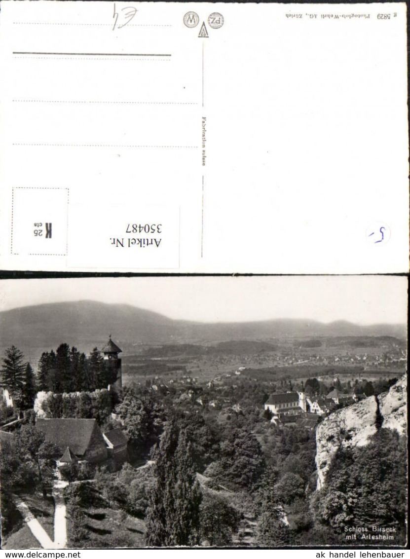 350487,Schloss Birseck M. Arlesheim Teilansicht Kt Basel-Land - Arlesheim