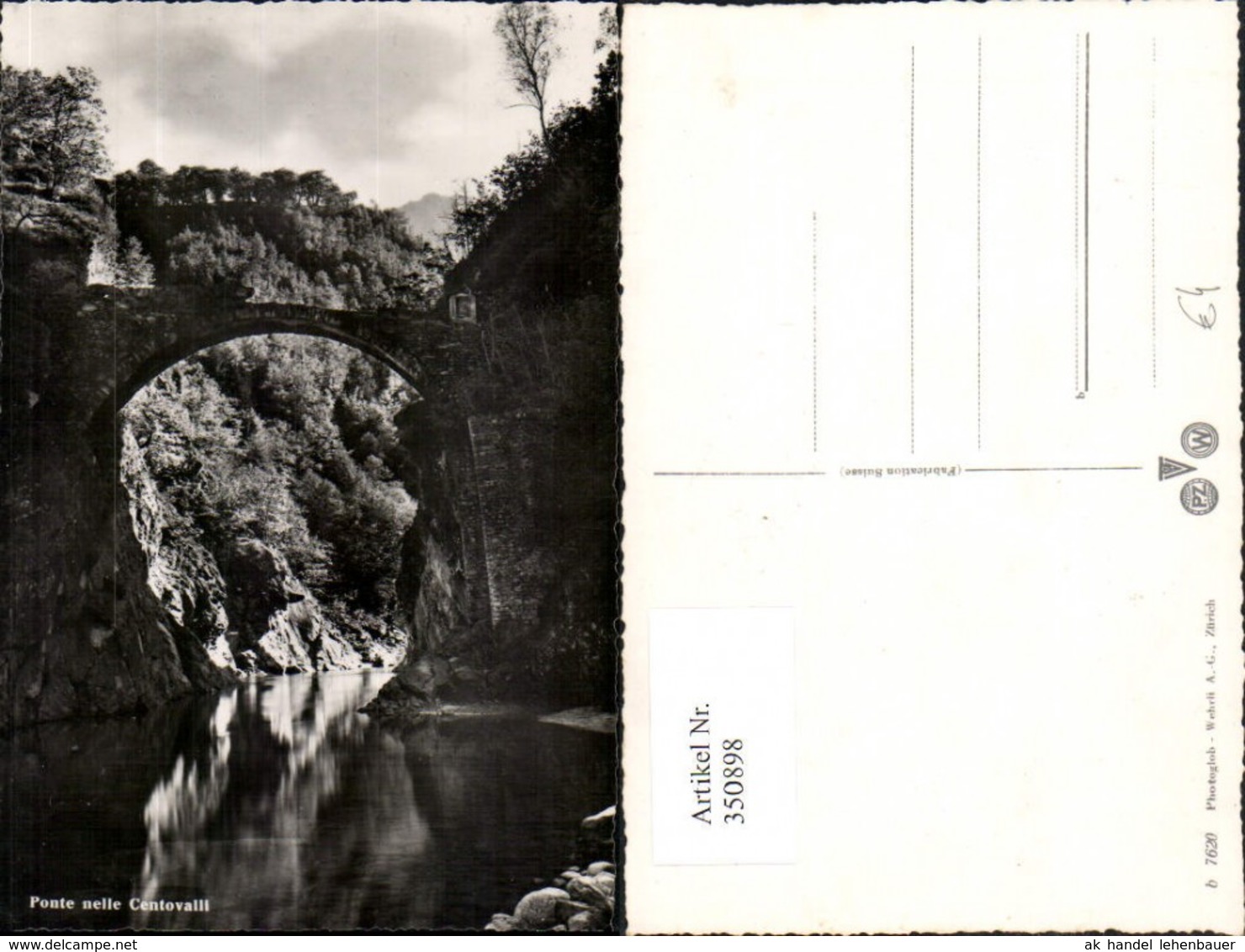 350898,Ponte Nelle Centovalli Br&uuml;cke Kt Tessin - Centovalli