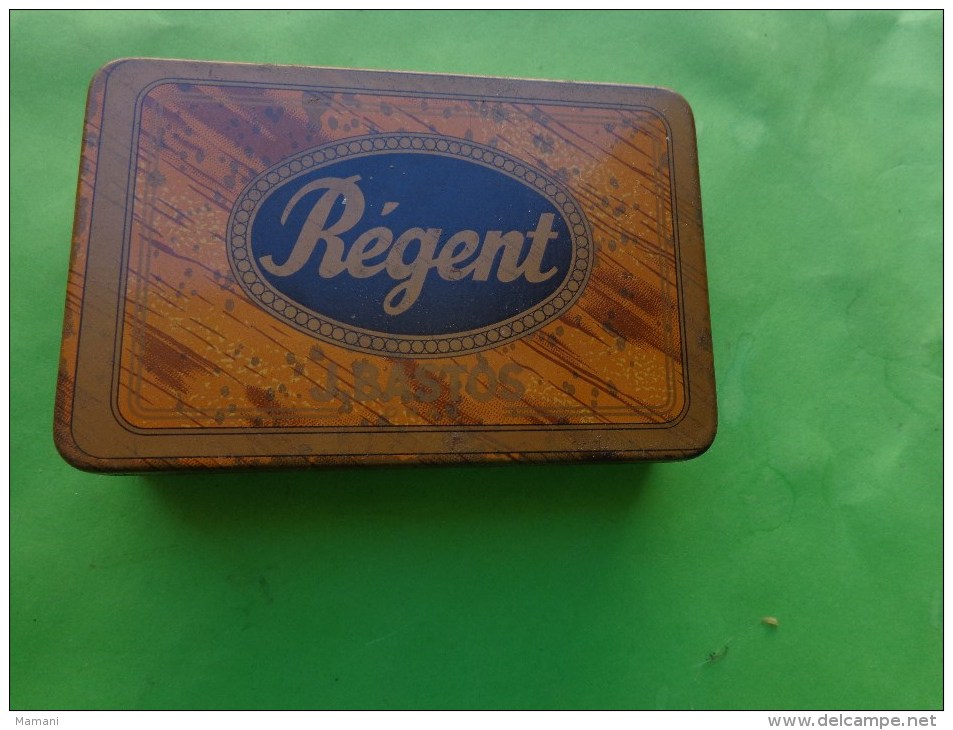 Boite Fer  REGENT  J Bastos Oran 9.5 Cm X6 Cm- - Scatole