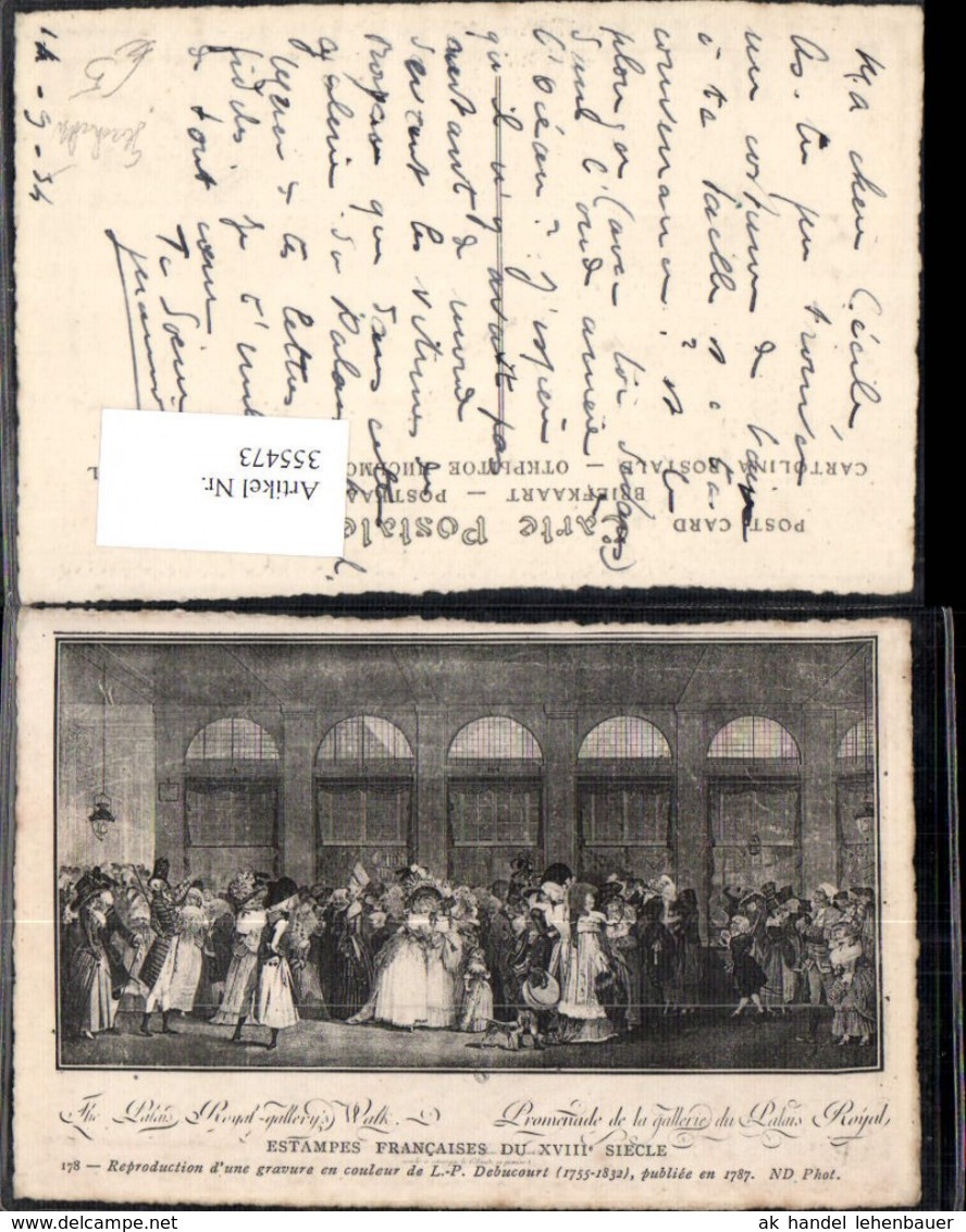 355473,K&uuml;nstler Ak L. P. Debucourt Estampes Francaises Du XVIII Siecle Geschichte - Geschichte