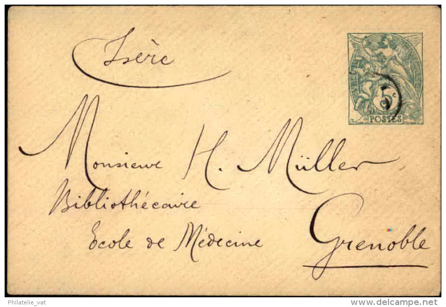 FRANCE – Carte Ou Lettre Avec Cachet De Facteur - Détaillons Collection – A Voir - N° 17914 - 1900-29 Blanc