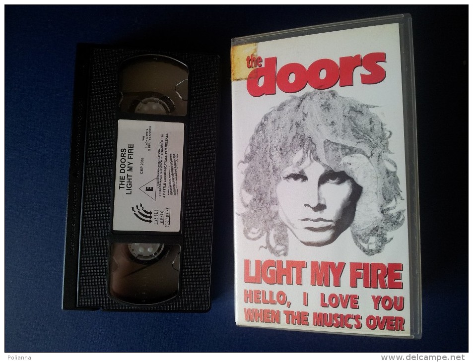 M#0R70 MUSICA - THE DOORS LIGHT MY FIRE VHS /JIM MORRISON - Concert En Muziek