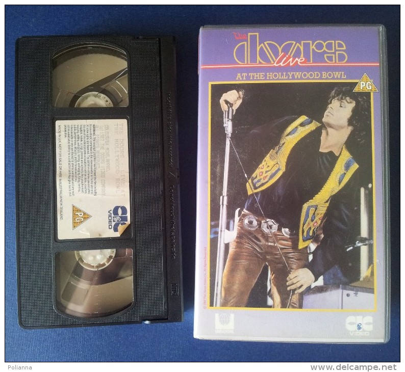 M#0R72MUSICA - THE DOORS LIVE AT THE HOLLYWOOD BOWL VHS /JIM MORRISON - Konzerte & Musik