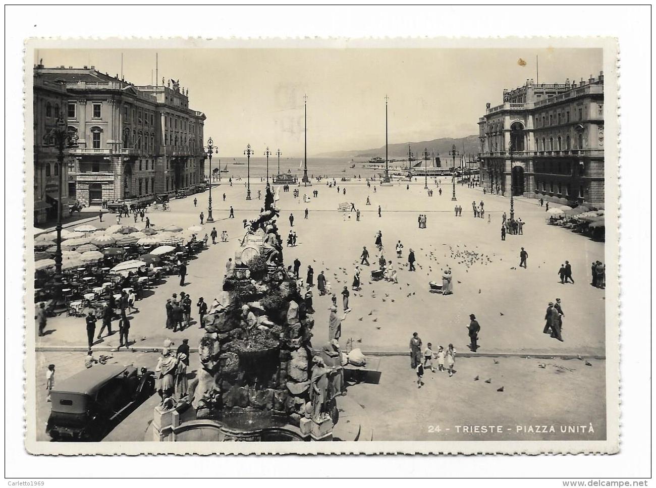 TRIESTE PIAZZA UNITA'  VIAGGIATA FG - Trieste (Triest)