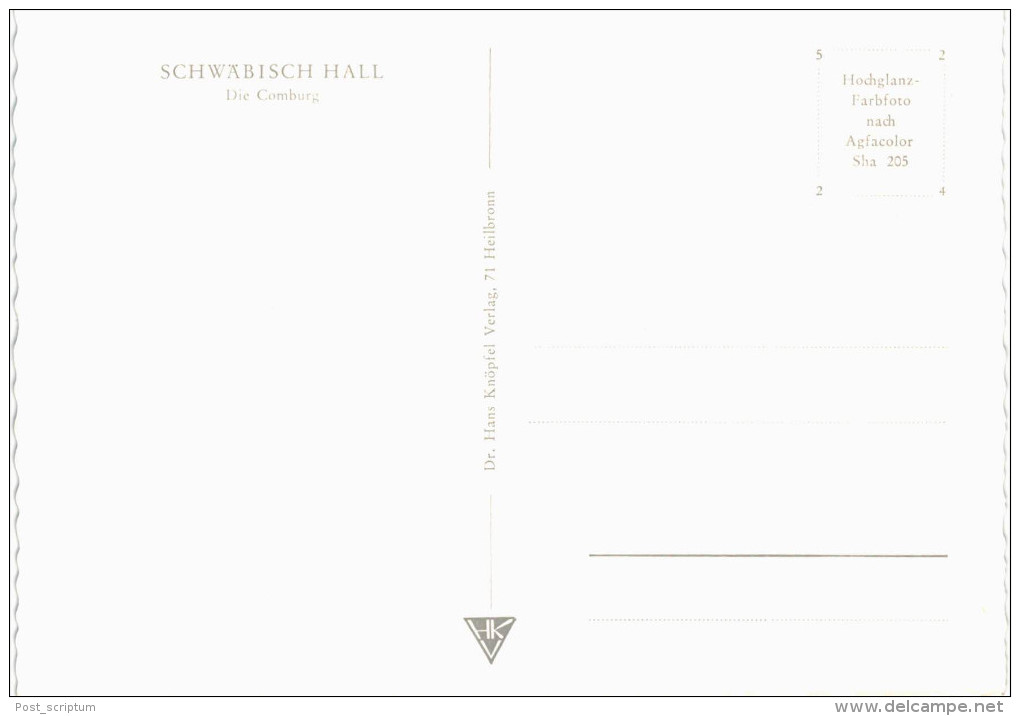 Allemagne - Schwäbisch Hall Steinbach - Siederstanz - Comburg -  3 Cartes - Schwaebisch Hall