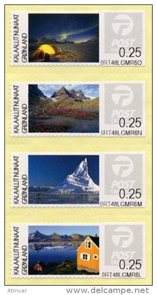 GREENLAND / GROENLAND (2014) - ATM - Greenlandic Scenery - Iceberg, Aurora Borealis, Aurore Polaire, Mountain, Polar - Distribuidores