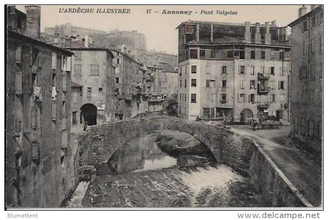 CPA Ardèche Non Circulé Annonay Pont - Annonay