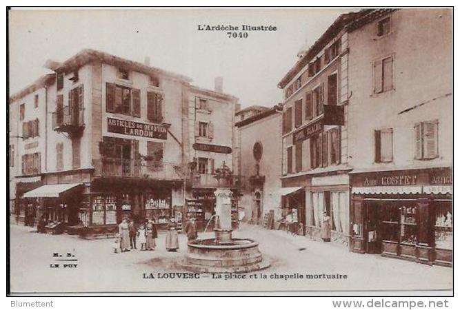 CPA Ardèche Non Circulé La LOUVESC Commerce - La Louvesc