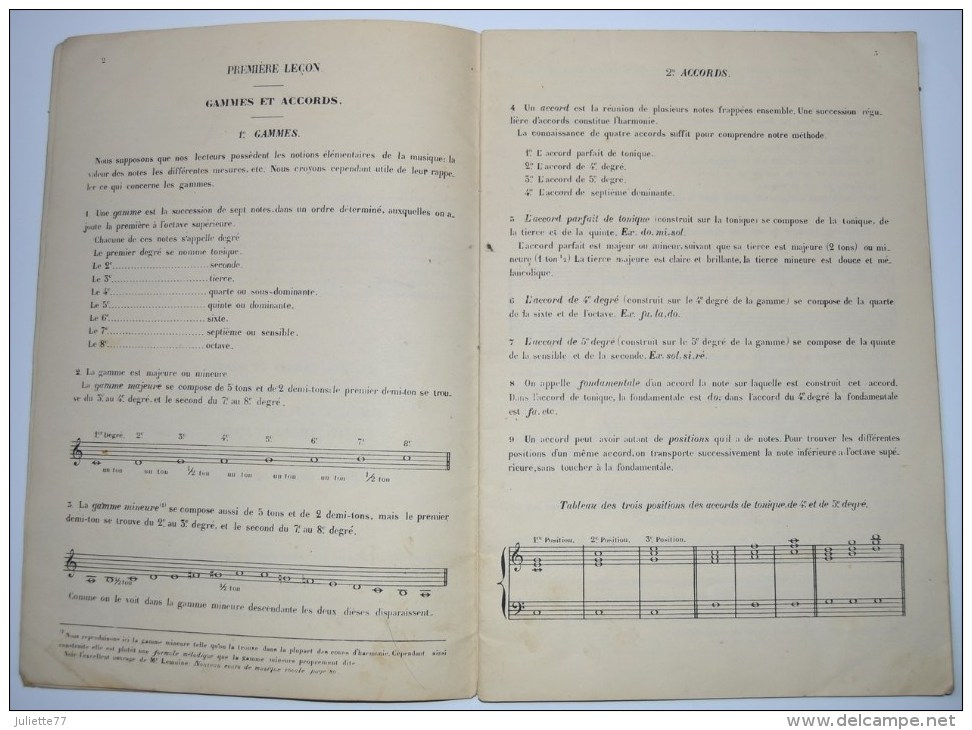 Pithiviers (45), 1900 - Alphonse CHABOT - Méthode D'Harmonium Facile Et Raisonnée - Musikinstrumente