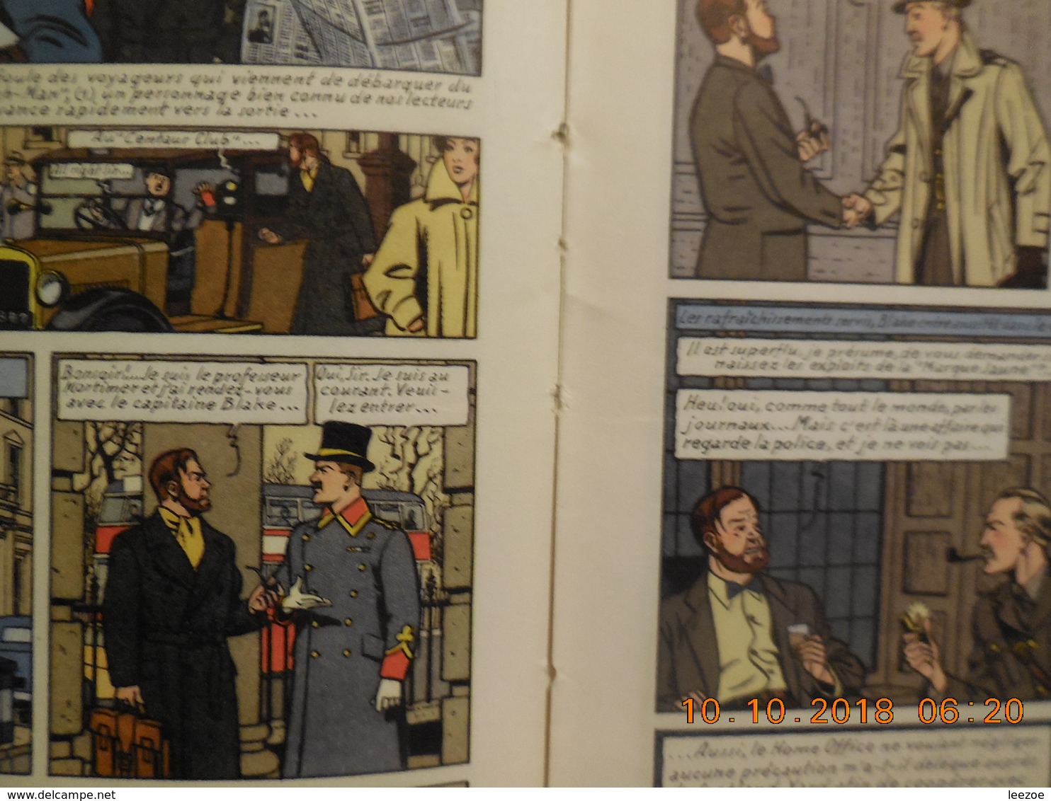 BD EO BELGE Edgar P. Jacobs ...Blake et Mortimer  La Marque Jaune..côte 500€