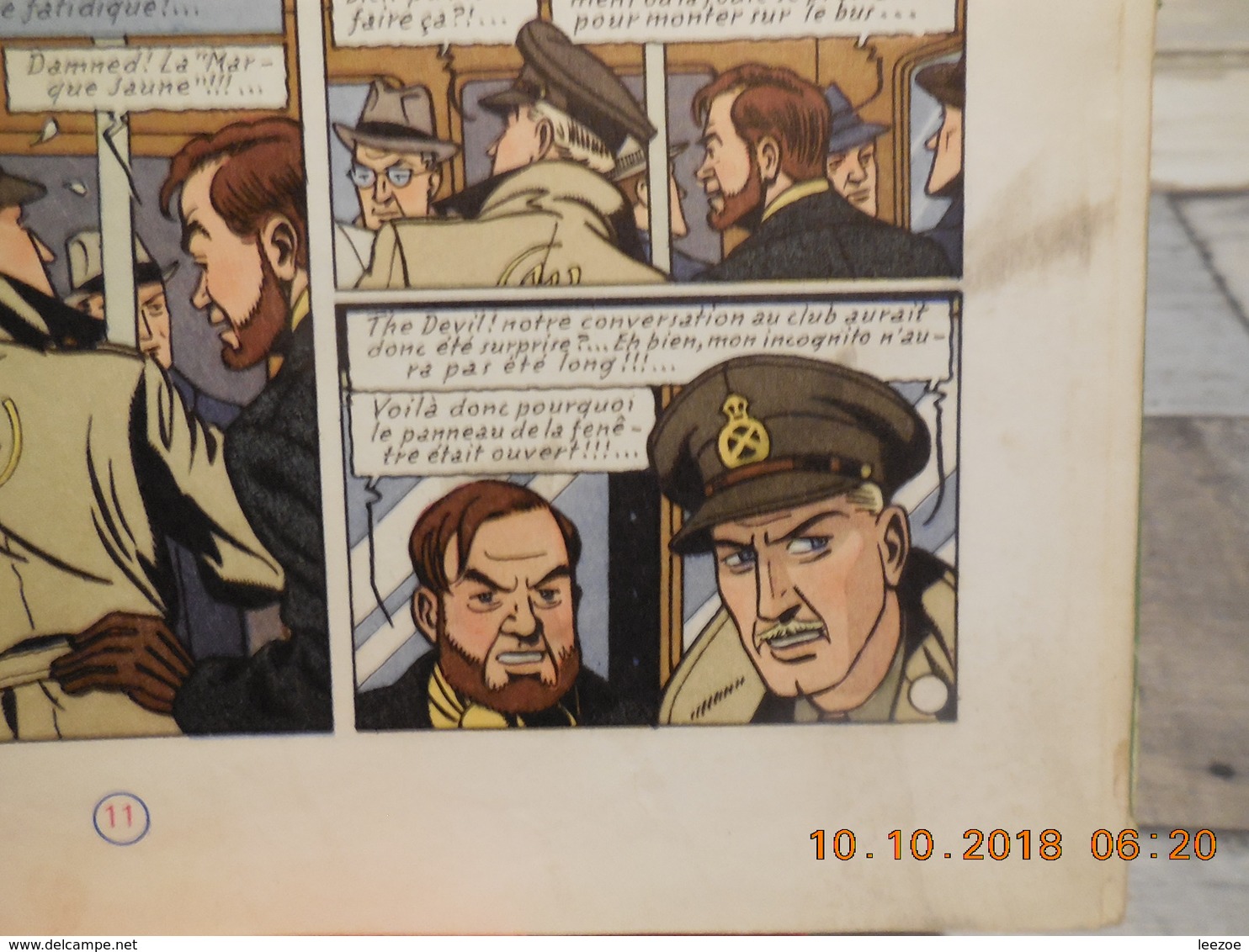 BD EO BELGE Edgar P. Jacobs ...Blake et Mortimer  La Marque Jaune..côte 500€