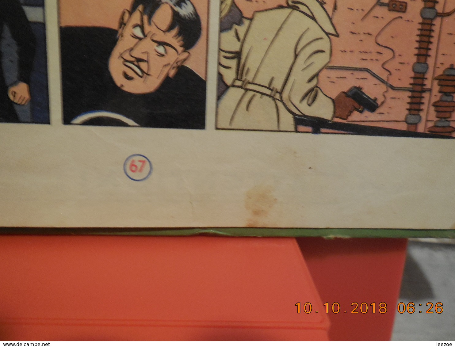 BD EO BELGE Edgar P. Jacobs ...Blake et Mortimer  La Marque Jaune..côte 500€