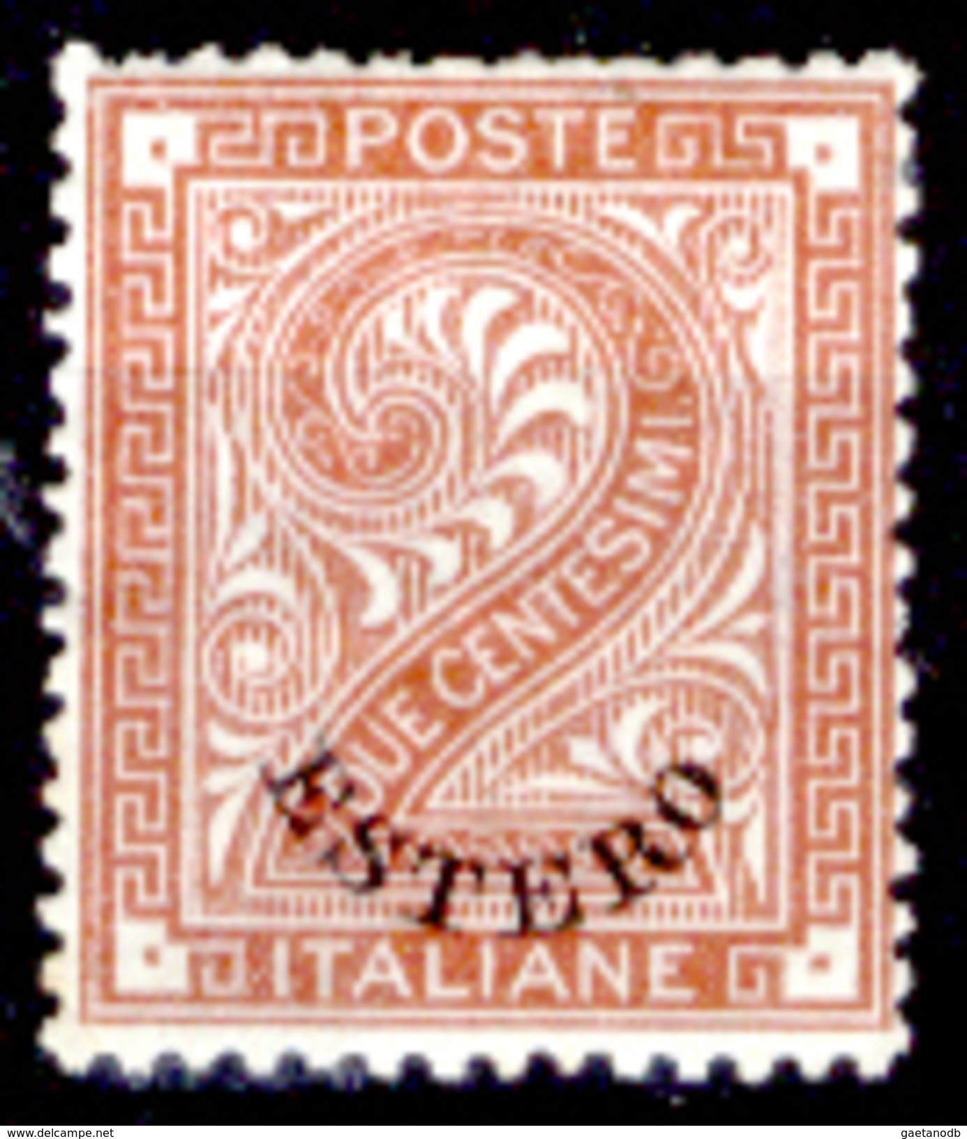 A.00005) Levante Italiano - Soprastampa "ESTERO" 1874: Sassone, N. 2 (+) LH - Qualità A Vostro Giudizio. - Algemene Uitgaven