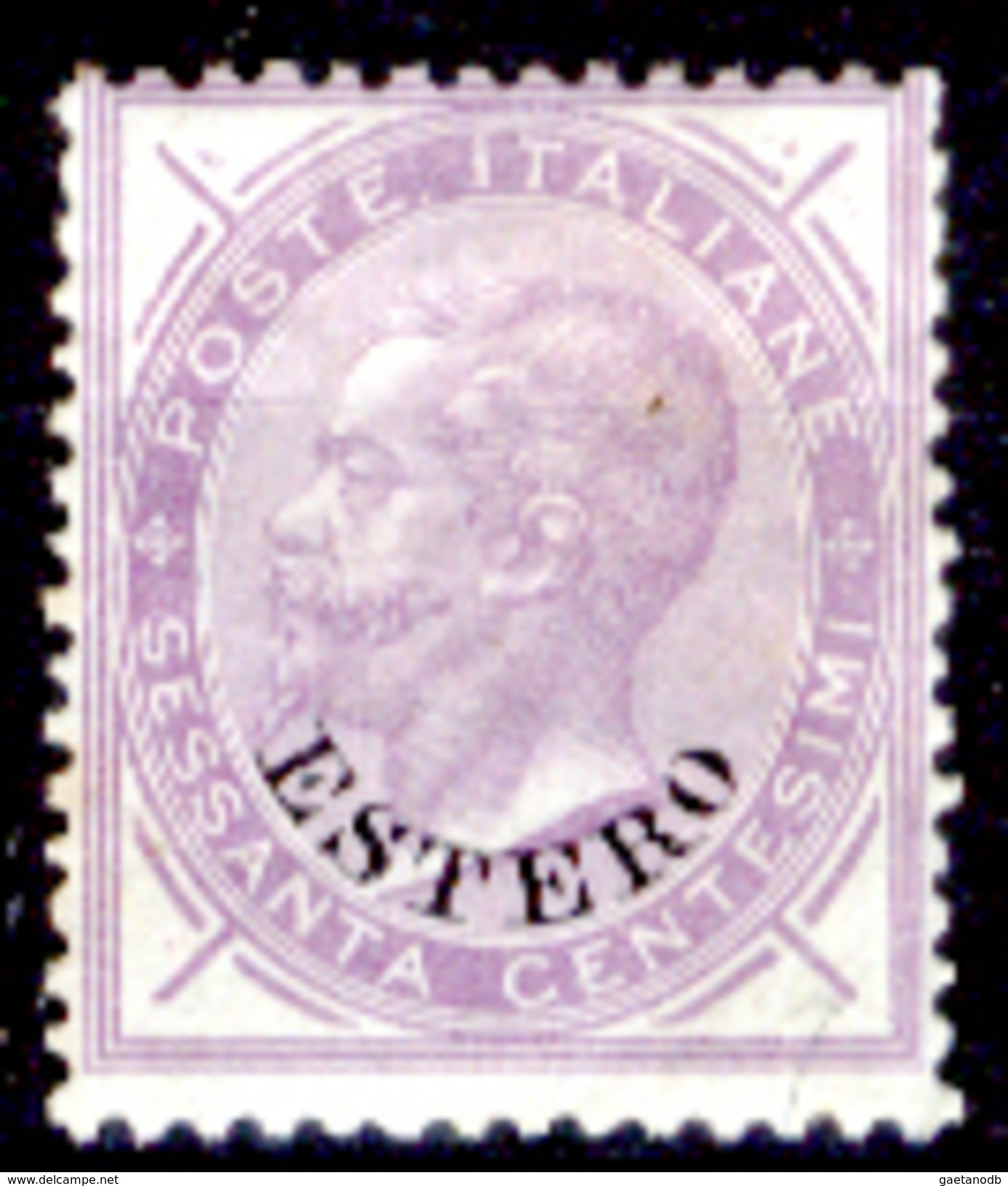 A.00011) Levante Italiano - Soprastampa "ESTERO" 1874: Sassone, N.8 (+) Hinged - Privo Di Difetti Occulti - - Algemene Uitgaven