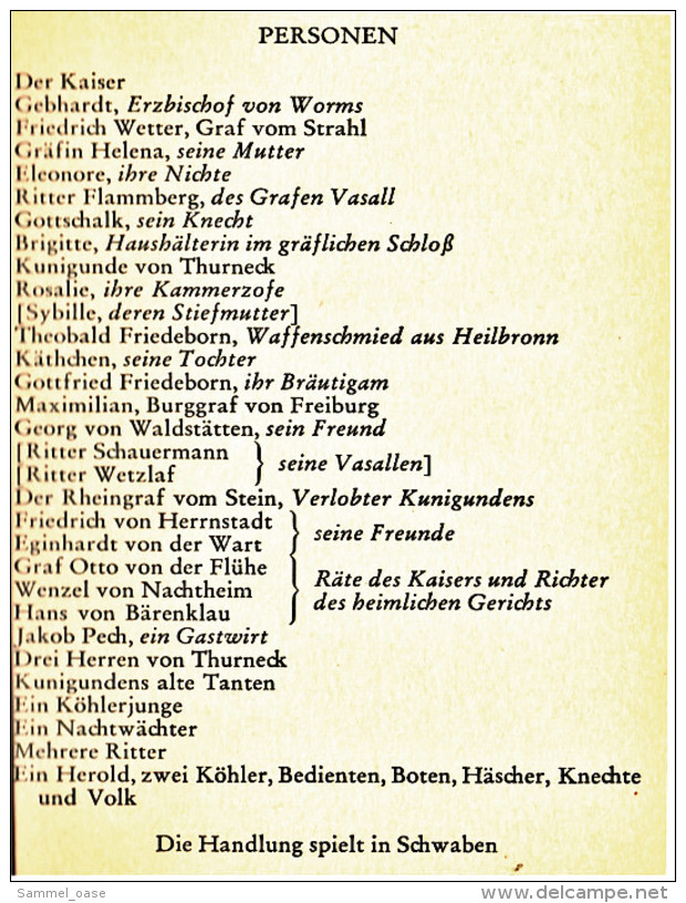 Reclam Heft  -  Das Käthchen Von Heilbronn Oder Die Feuerprobe -  Historisches Ritterschauspiel  -  Von Ca. 1970 - Livres Anciens