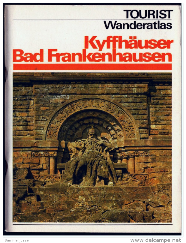 DDR VEB Tourist Wanderatlas  -  Kyffhäuser / Bad Frankenhausen  -  Von 1983 - Thuringen