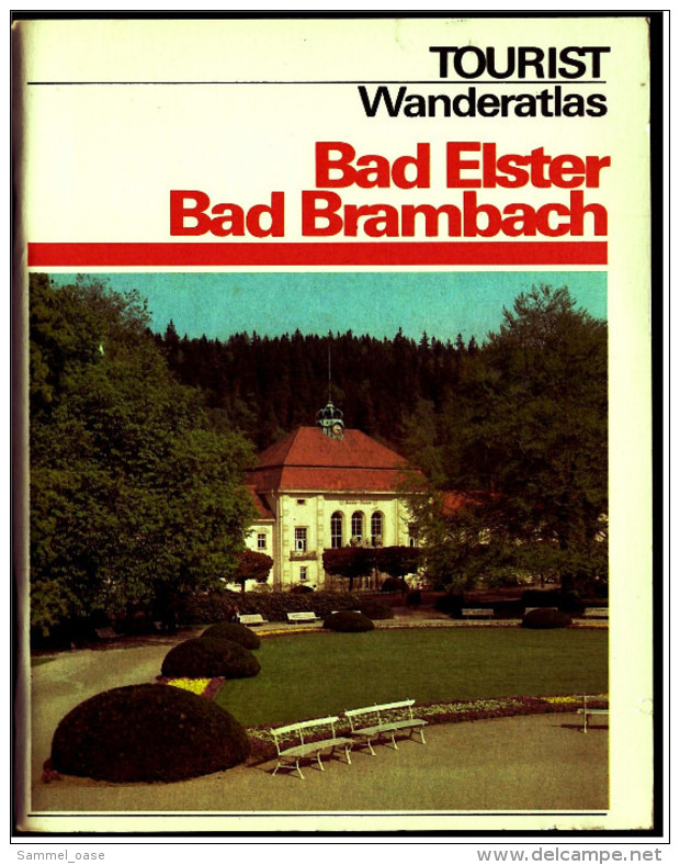 DDR VEB Tourist Wanderatlas  -  Bad Elster / Bad Brambach  -  Von 1980 - Thüringen