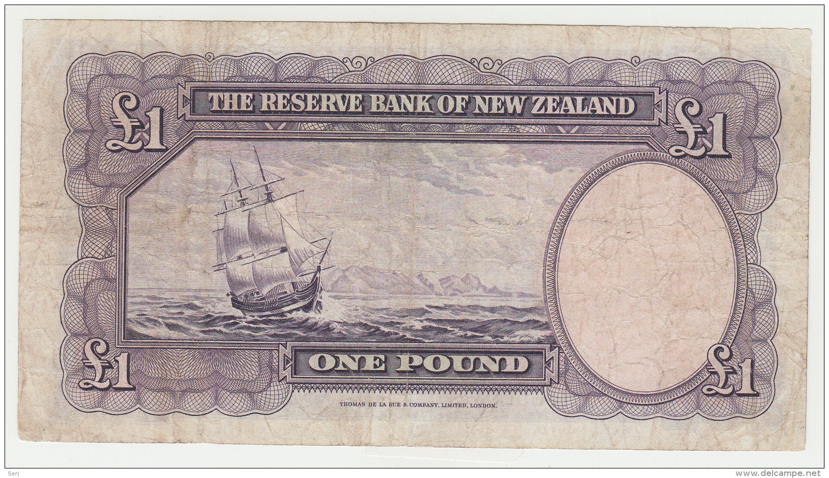 New Zealand 1 Pound 1940 - 1955 AVF Pick 159a 159 A - Neuseeland