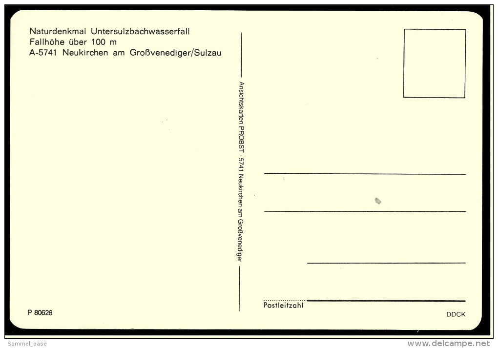 Neukirchen / Oberpinzgau  -  Sulzbachwasserfall Am Großvenediger  -  Ansichtskarte Ca. 1975   (5898) - Neukirchen Am Grossvenediger