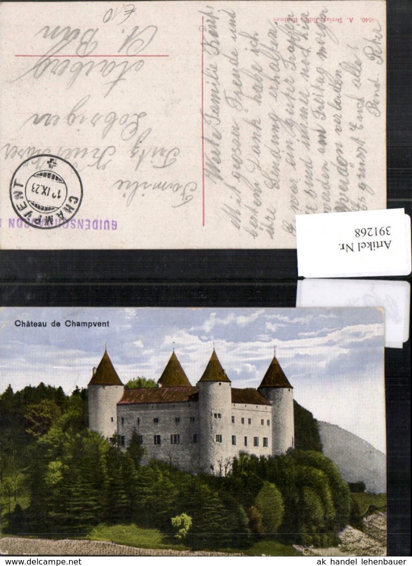 391268,Chateau De Champvent Schloss Kt Waadt - Champvent 