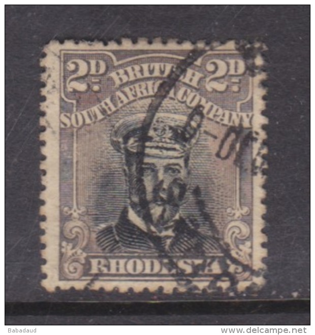 Rhodesia / B.S.A.Co. Admiral, 1913, 2d Greenblack & Sepia, Die IIi,  Perf 14, Used - Southern Rhodesia (...-1964)