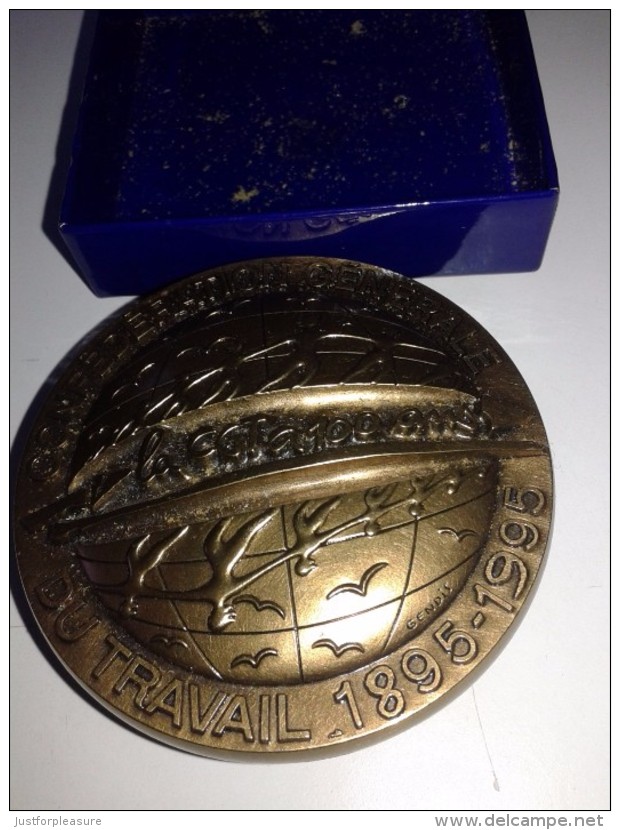 DECO MEDAL SIGNED GENDIS : 100 YEARS OF THE CGT 1895- 1995 - Professionals / Firms