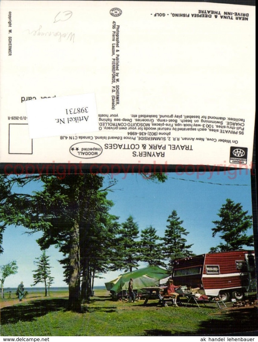 398731,Prince Edward Island Summerside Rayners Travel Park And Cottages Wohnwagen - Otros & Sin Clasificación