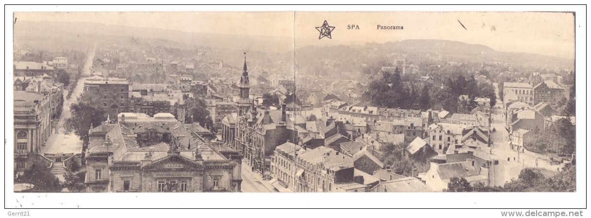 B 4900 SPA, Panorama, 2-teilig, 1915 - Spa