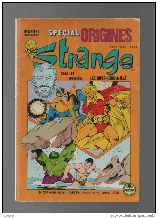 Strange Spécial Origines : N° 244, Les Vengeurs : Ultime Menace - Strange