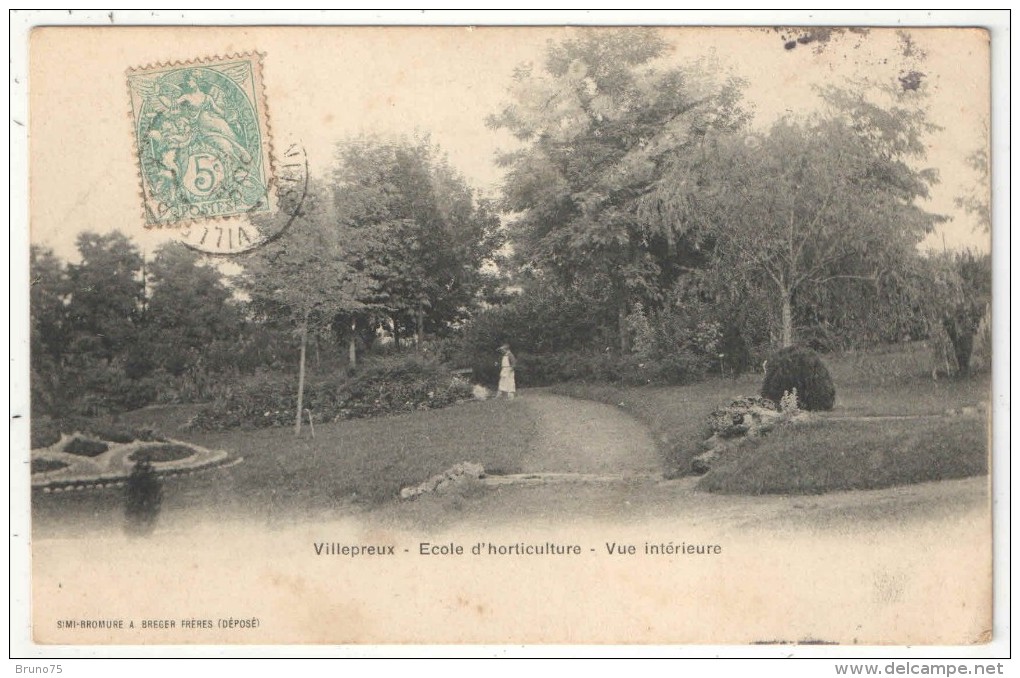 78 - VILLEPREUX - Ecole D'horticulture - Vue Intérieure - 1904 - Villepreux